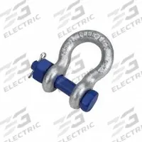 APPROVED VENDOR Anchor Shackle: Anchor Shackle, 34,000 lb Working Load Limit, Alloy Steel, Silver (MPN 8064305). Key specifications — Body Color: Silver; Brand: APPROVED VENDOR.