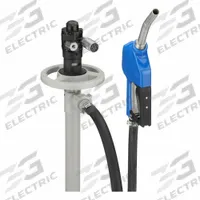 DAYTON Air Drum Pump: 8 gpm Max. Flow Rate, Pump Pack, 1/8 in FNPT, Auto (MPN 6GKR5). Key specifications — Brand: DAYTON; Suction Tube Material: Polypropylene; Nozzle Material: Stainless Steel.