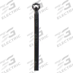 PANDUIT Cable Tie: 4 in Nominal Lg, 7/8 in Nominal Max. Bundle Dia., 0.09 in Wd, Outdoor Use, 100 PK (MPN BT1M-C0). Key specifications — Outdoor Use: Yes; Color: Black; Brand: PANDUIT.