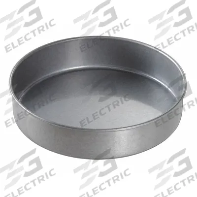 CHICAGO METALLIC Round Cake Pan: Round Cake Pan Pan, Aluminized Steel, Glazed - Cake Pans