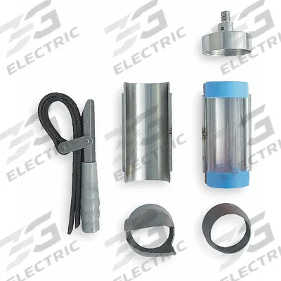 AMS Core Sampler with Auger Tip: Stainless Steel, 5/8 in Connection Size - Soil Core Samplers