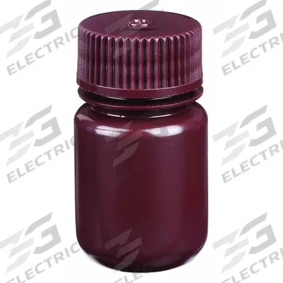 APPROVED VENDOR Reagent Bottle: HDPE, 30 mL, 1 fl oz, Closure Included, Amber, 28-415 mm - HDPE Wide Mouth Round Lab Bottles