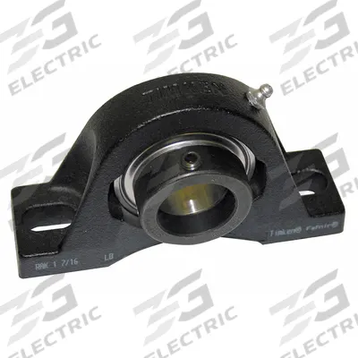 TIMKEN Pillow Block Bearing: 2 7/16 in Bore, Cast Iron, Eccentric Collar - Low-Base Pillow Block Ball Bearings