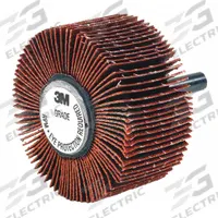 3M Flap Wheel: 2 in Dia x 1 in W, 1/4 in Straight-Shank, Ceramic, 80 Grit, 747D (MPN 80759). Key specifications — attr556241: 747D; attr556230: 3M.