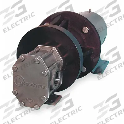 OBERDORFER Rotary Gear Pump: 5 hp Horsepower, 230/460V AC, 316 Stainless Steel Body - Direct-Drive Rotary Gear Pumps