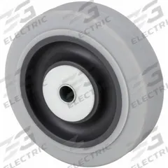 APPROVED VENDOR Caster Wheel: 4 in Wheel Dia., 1 1/4 in Wheel Wd, Rubber, 300 lb Load Rating, Gray (MPN 2RYX1). Key specifications — Wheel Core Material: Plastic; Wheel/Tread Color: Gray; Brand: APPROVED VENDOR.