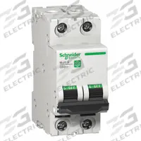 SCHNEIDER IEC Supplementary Protector: 25 A Amps, 14kA at 240V AC, Screw Clamp, C60SP, C (MPN M9F22225). Key specifications — Terminal Connection: Screw Clamp; AC Voltage Rating: 240/415/440V AC; Curve Type: C; DC Voltage Rating: Not Rated; Max. AIR Rating: 14kA at 240V AC; Series: C60SP; Brand: SCHNEIDER.
