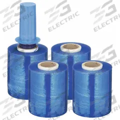 GOODWRAPPERS Stretch Wrap Film: 80 ga Gauge, 3 in Overall Wd, 1,000 ft Overall Lg, Blue, 4 PK (MPN 15A881). Key specifications — Color: Blue; Brand: GOODWRAPPERS.