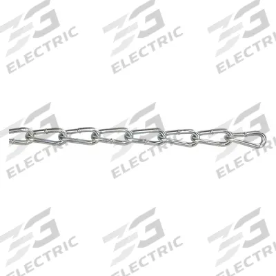 PEERLESS Straight Chain: 2 in Chain Trade Size, Carbon Steel, 325 lb Working Load Limit - Welded Straight-Link Tailgate Chains