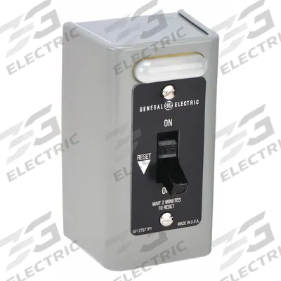 GE Manual Motor Starter: Non-Reversing, 1 Poles, 16 A, Thermal Protection - Enclosed Non-Reversing Starters with Thermal Overloads
