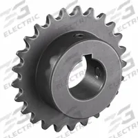 TSUBAKI Single Strand Sprocket: 35, For 3/8 in Chain Pitch, 1 in Bore Dia, 25 Teeth, Steel (MPN 35B25F-1). Key specifications — Brand: TSUBAKI.