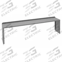 TENNSCO Shelf Riser: 72 in Overall Wd, 10 1/2 in Overall Dp, Gray, Carbon Steel, Steel, 18 in (MPN R-107218). Key specifications — Includes Mounting Hardware: Yes; Color: Gray.