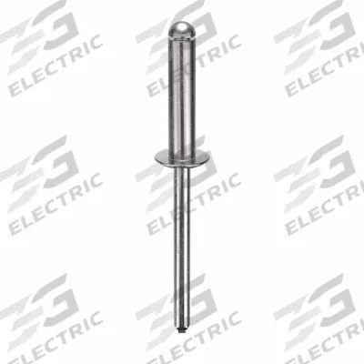 Grainger Blind Rivet,2 5/37" L,0.188" dia,PK250: Inch, 2 9/64 in Overall Lg, 53/64 in Body Lg - Domed-Head Blind Rivets