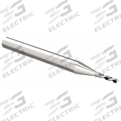 WIDIA HANITA Square End Mill: Carbide, 2 Flute, 2.5 mm Mill Dia, 9 mm LOC, 38 mm OAL (MPN 2A09M02500SZT UNCOATED)