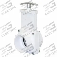 VALTERRA Gate Valve: 2 in Size, PVC, Rising, Slip x Slip, 40 psi CWP, Lever, Solid Wedge (MPN 4201GR). Key specifications — attr1016047: PVC; attr1016074: TPE; attr1016049: VALTERRA; attr1016082: 304 Stainless Steel.