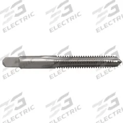 CHICAGO-LATROBE Straight Flute Tap: 1/4"-20 UNC, H11 / 2B, 4 Flute, Plug Chamfer, High Speed Steel (MPN 330026)
