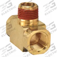 PARKER Metal Pipe Tee: Tee, 1/8 in x 1/8 in x 1/8 in, 1,000 psi, 1 37/64 in Lg, C37700 Brass (MPN VS2224P-2). Key specifications — Maximum Operating Pressure: 1,000 psi.