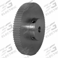 DAYTON Timing Pulley: Modified Curvilinear, Fixed, For GT Timing Belt Section, For 6 mm Belt Wd (MPN 80-3P06-6A4). Key specifications — Brand: DAYTON; Finish: Clear Anodized; For Belt Series: Powerhouse®.