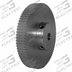 DAYTON Timing Pulley: Modified Curvilinear, Fixed, For GT Timing Belt Section, For 6 mm Belt Wd (MPN 80-3P06-6A4). Key specifications — Brand: DAYTON; Finish: Clear Anodized; For Belt Series: Powerhouse®.