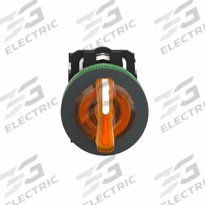 SCHNEIDER Selector Switch: 30 mm Panel Mounting Size, 3 Positions, Short Lever - Illuminated Selector Switches