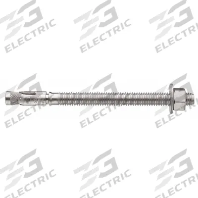 DEWALT Wedge Anchor: 6 in Overall Lg, 5/8 in Dia, 5/8"-11 Thread Size, 4 1/8 in Thread Lg - 18-8 Stainless Steel Wedge Anchors