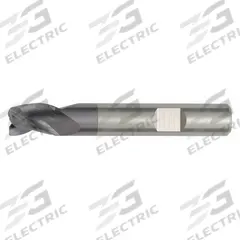 WIDIA HANITA Corner Radius End Mill: Carbide, TiAlN Coated, 3 Flute, 10 mm Mill Dia, 11 mm LOC (MPN DC0310004LW)