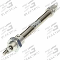 SMC Round Body Cylinder: 12 mm Bore, 25 mm Stroke, Non-Repairable, Stainless Steel, Magnetic Piston (MPN CD85N12-25-B). Key specifications — attr1122958: Rotating Rod; attr942235: Stainless Steel; attr942202: SMC; attr942209: Aluminum; attr942227: Pivot; attr942243: C85.