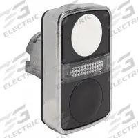 SCHNEIDER ELECTRIC Multihead Operator: Illuminated, 3 Button, Flush Profile, 22 mm Mounting Size (MPN ZB4BW7A1720). Key specifications — Brand: SCHNEIDER; Action: Momentary/Momentary/Momentary; Series: XB4; Push Button Material Type: Metallic.