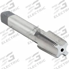 CHICAGO-LATROBE Extension Tap: 3/8"-18 NPTF, 4 Flute, Semi-Bottoming Chamfer, High Speed Steel (MPN 386040)