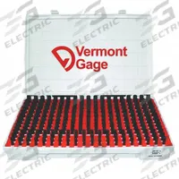 VERMONT GAGE Pin Gauges: Go (Plus), 16.51 mm to 18.99 mm, 0.01 mm Dia Increment, ZZ Tolerance Class (MPN 902300600). Key specifications — attr1182482: ZZ; attr1182483: +/-0.0050 mm; attr1182499: VERMONT GAGE.