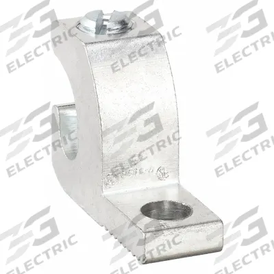 BURNDY Mechanical Connectors: 14 AWG – 4 AWG Wire Sizes, 1/4 in Stud Size - Lay-In Lugs