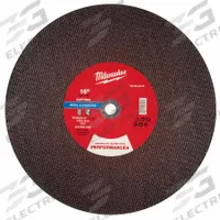 MILWAUKEE Cut-Off Wheel: Type 1, 16" x 1/8", 20 mm Arbor, Aluminum Oxide, 30 Grit (MPN 49-94-0178). Key specifications — Brand: MILWAUKEE.