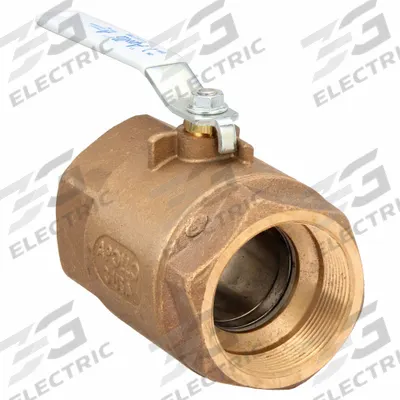 APOLLO Manual Two-Way Ball Valve: 3 in Size, Bronze, Straight, FNPT x FNPT - Bronze Ball Valves