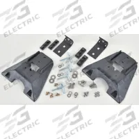 FEDERAL SIGNAL Mounting Kit: Mounting Kit, Black, Metal, 7 in Lg, 1 in Ht, 7 in Wd (MPN UNPK). Key specifications — Color: Black; Brand: FEDERAL SIGNAL; Material: Metal; Product Type: Mounting Kit.