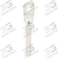TY-RAP Cable Tie: 8 in Nominal Lg, 1 3/4 in Nominal Max. Bundle Dia., 0.19 in Wd, Natural, 100 PK (MPN TY535M). Key specifications — Screw Mount Hole Size: #10; Color: Natural; Brand: TY-RAP.