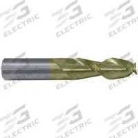 CLEVELAND Square End Mill: Carbide, ZrN Coated, 2 Flute, 1/2" Mill Dia, 3-1/8" LOC, 6" OAL (MPN C84021)