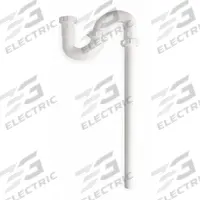 APPROVED VENDOR Trap: Plastic, White, 1 1/2 in Nominal Pipe Size, 19 1/2 in Overall Lg, Slip, Slip (MPN 1PNX9). Key specifications — Includes: Washers; Includes Cleanout: No; Brand: APPROVED VENDOR; Material: Plastic.