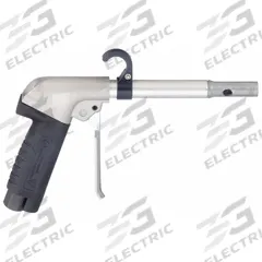 GUARDAIR Air Gun: Pistol-Grip Grip, Aluminum, 3/8 in Female NPT, 1 Nozzle(s), Straight, Focused (MPN U75XT006AA3). Key specifications — attr1328526: Aluminum; attr1328500: Hanging Hook; attr1328508: GUARDAIR; attr1328515: No; attr1328533: Yes.