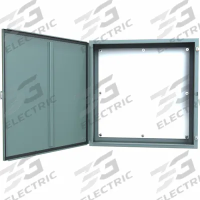 HAMMOND Electrical Enclosure: Steel, 36 in x 36 in x 12 in, NEMA 12/13, w/Panel - Steel Dust-Tight Enclosures
