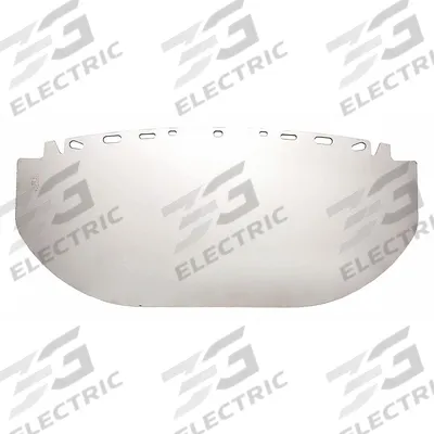 BULLARD Face Shield Visor: 19 3/4 in Overall Wd, 9 in Overall Ht, 0.06 in Overall Thick - Chemical-Resistant Replacement Visors