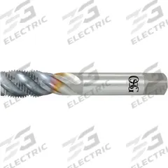 OSG Pipe Tap: 3/8"-19 BSPP, 4 Flute, Interrupted Thread, V Coated Cobalt (MPN 1658103008)