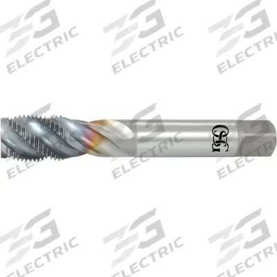 OSG Pipe Tap: 3/8"-19 BSPP, 4 Flute, Interrupted Thread, V Coated Cobalt (MPN 1658103008) - Interrupted-Thread Spiral-Flute Pipe Taps