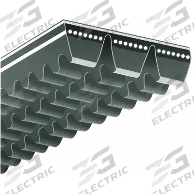 Dayton Banded V-Belt: 2/5VX950, 2 Ribs, 95.4 in Outside Lg, 5/8 in Top Wd - 3VX Section Banded V-Belts