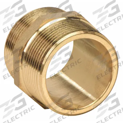 MOON AMERICAN Fire Hose Adapter: 1 in Compatible Pipe Size, NPT x NPSH, Straight, Brass - Brass Rigid Fire Hydrant & Standpipe Adapters