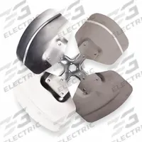 REVCOR Replacement Propeller: 12 in Propeller Dia., 20° Pitch, 4 Blades, Aluminum (MPN G1204-20 R)
