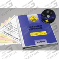 MARCOM Training Software: Laboratory Safety, English (MPN V0001139EL). Key specifications — Regulations Covered: 19101450 - Occupational Exposure To Hazardous Chemicals In Laboratories; Product Type: Training Software; Includes: Employee Quiz; Brand: MARCOM.