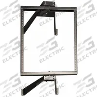TRIPP LITE Open Frame Rack: 12 Rack Units, Wall Mount, 30 3/4 in x 19 3/4 in x 20 3/8 in, Steel (MPN SRWO12US). Key specifications — Brand: TRIPP LITE; Includes: (2) Pivot Bearings; Material: Steel; Features_Broad: 2-Post; Pivoting.
