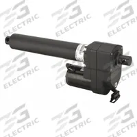 WARNER LINEAR Linear Actuator: B-Track K2x, 2,200 lbf Rated Load, 12 in Stroke, 24V DC, 20:1 (MPN K2XG20-24V-12). Key specifications — Gear Ratio: 20:1; Nut Material: Bronze.