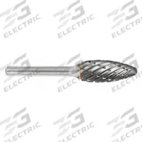 SGS PRO Carbide Bur: Flame, SH-5, Steel Cut, 1/2" x 1 1/4" Head, 1/4" Shank (MPN 19371). Key specifications — Trade Number: SH-5; Brand: SGS PRO.