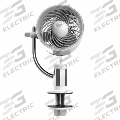 VORNADO Cooling Fan: 3 3/4 in Blade Dia, Non-Oscillating, Clip-On, 3 Speeds, Stationary - Clip-On Fans